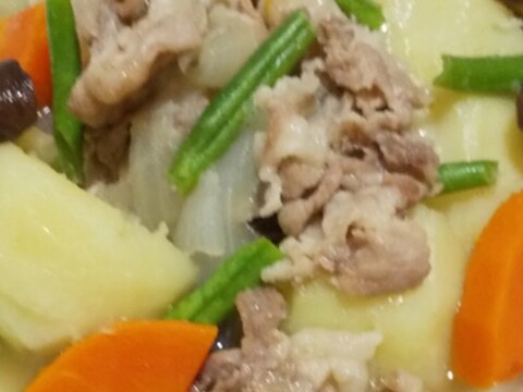 じゃがいも豚肉煮